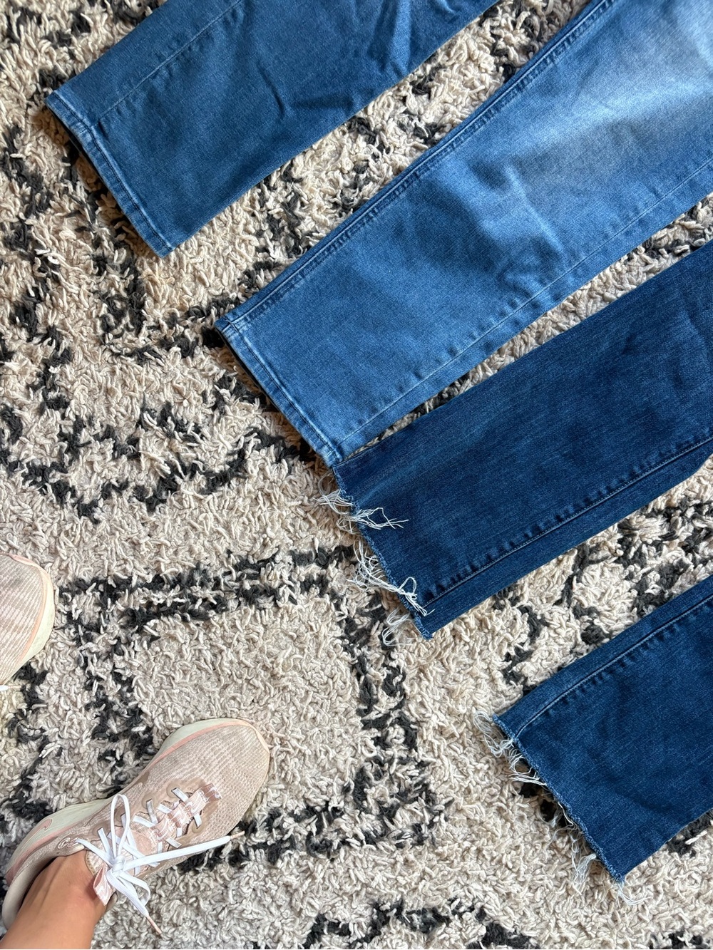 MOTHER Women's Straight Jeans - Light Blue & Dark Blue set size 29 - Picture 8 of 8